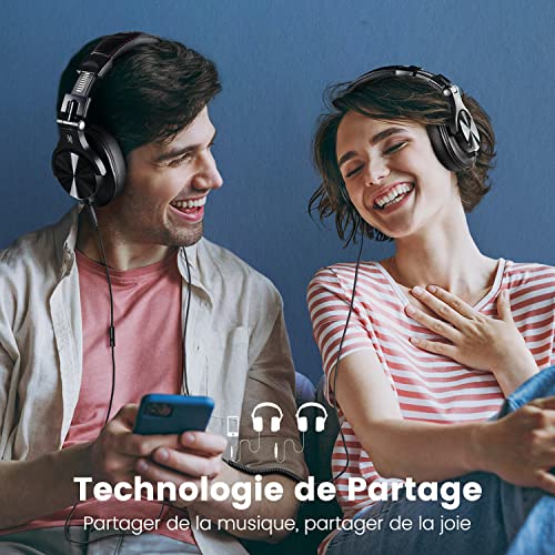 Detalle 2 de OneOdio Fusion A71: Casque Audio Filaire pour Studio et Live, confort et polyvalence