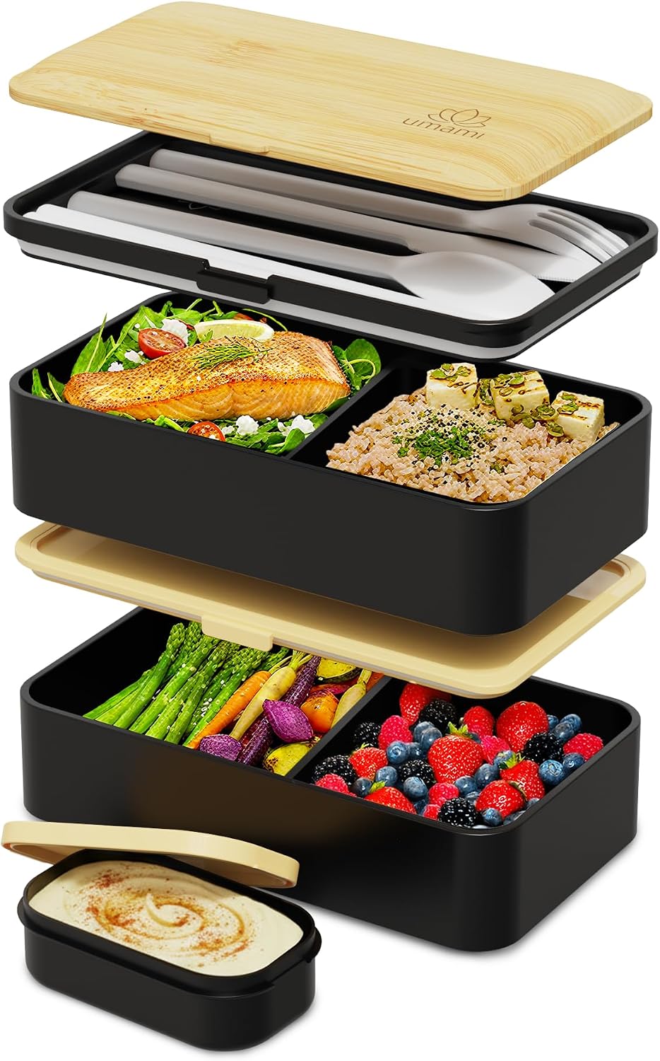 Umami Bento Box Adult All‑in‑1 40 oz 🍱