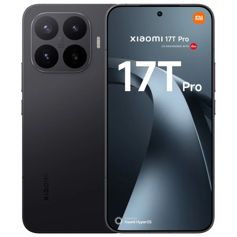 Detalle de Xiaomi 17T Pro 5G 12GB/512GB, 6.83" Negro: fotográfica avanzada y rendimiento para crear contenido