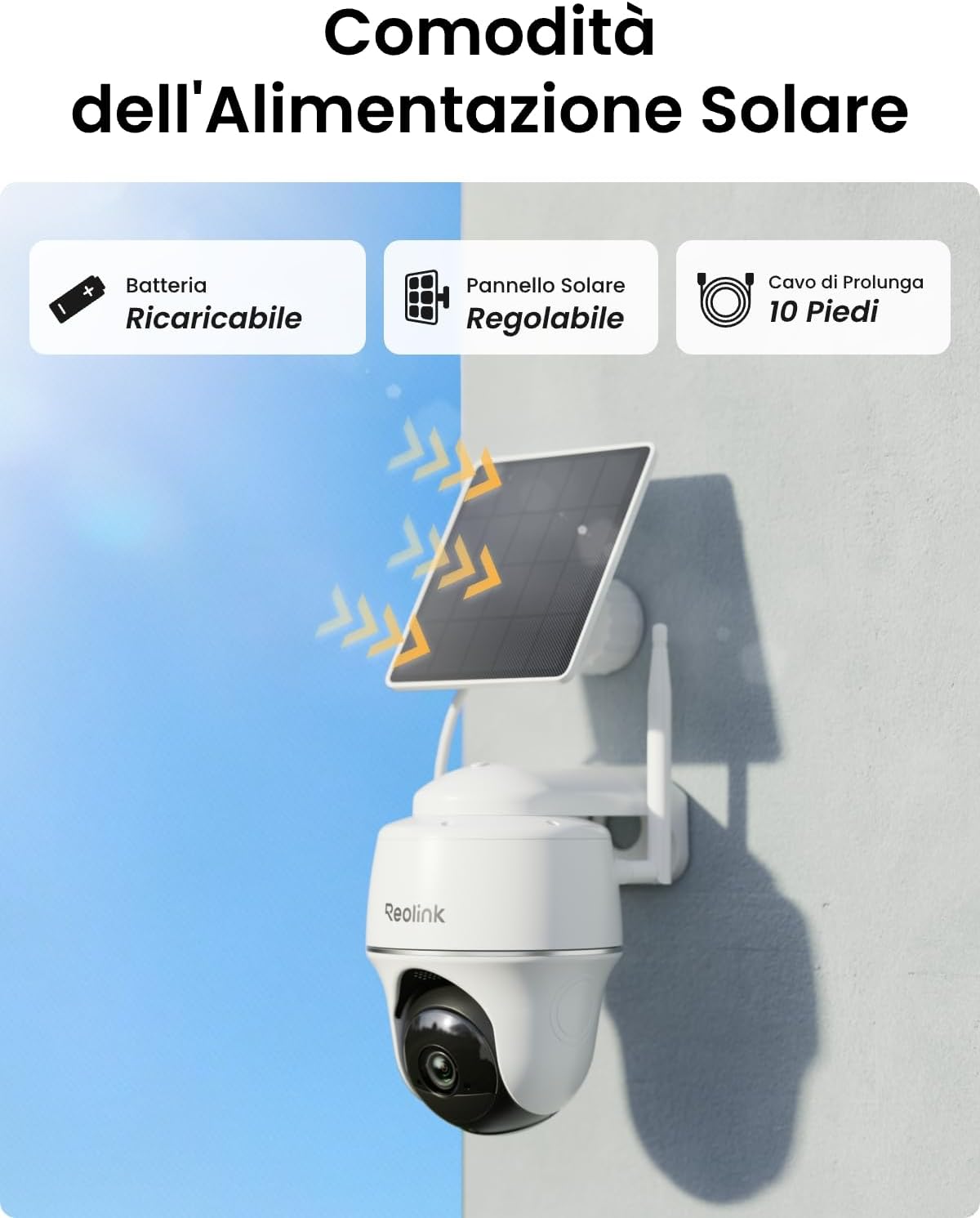 Thumbnail 6 de Reolink 3MP Telecamera Wi-Fi Esterno Kit