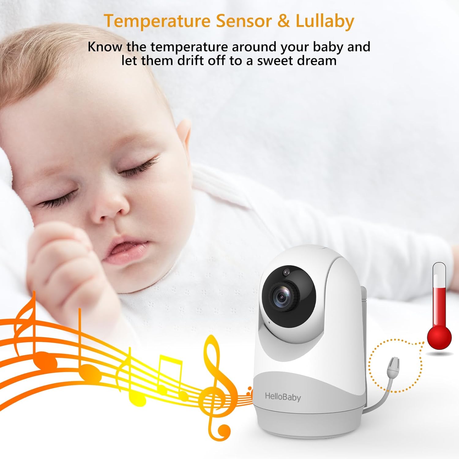 Thumbnail 6 de HelloBaby Baby Monitor 3.2"