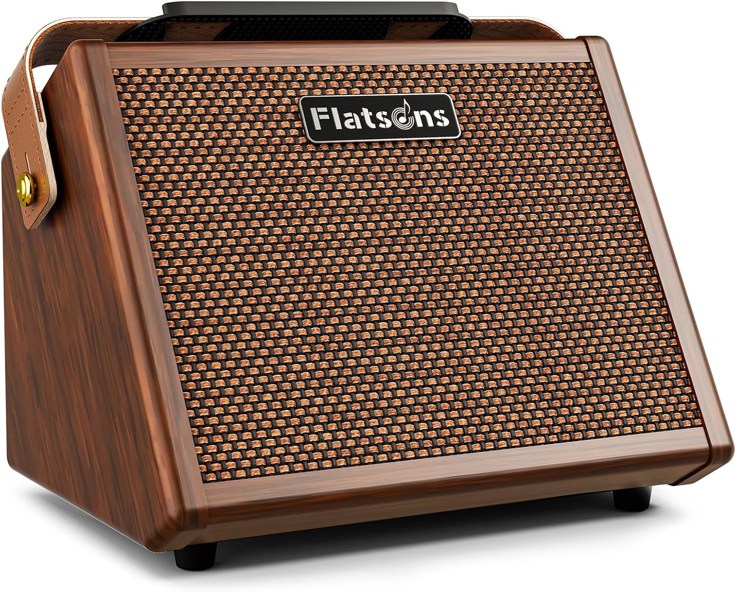 Detalle de Flatsons Crush20 20W Rechargeable Acoustic Guitar Amp with Dual Inputs