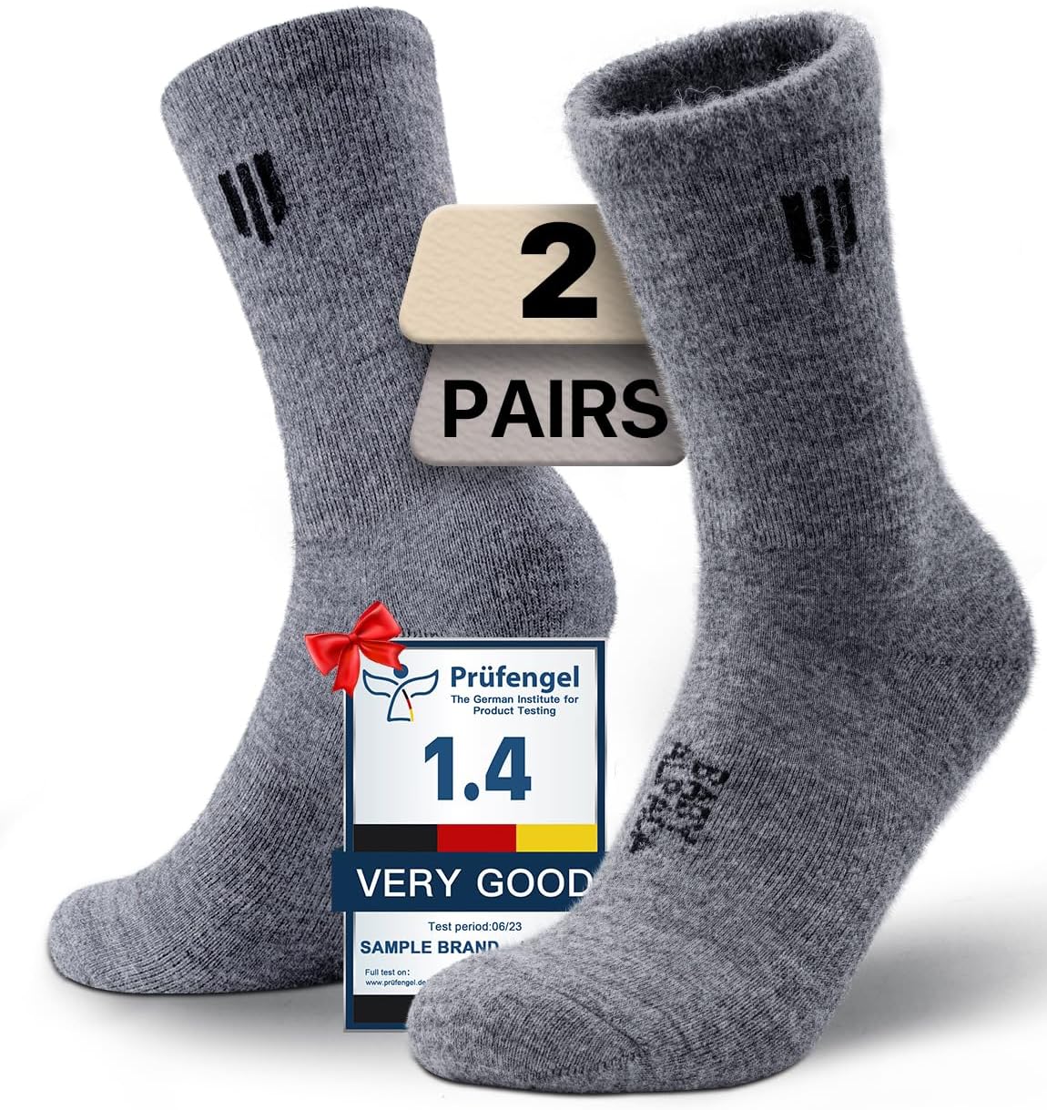 Detalle de Juclise Baby Alpaca Wool Socks