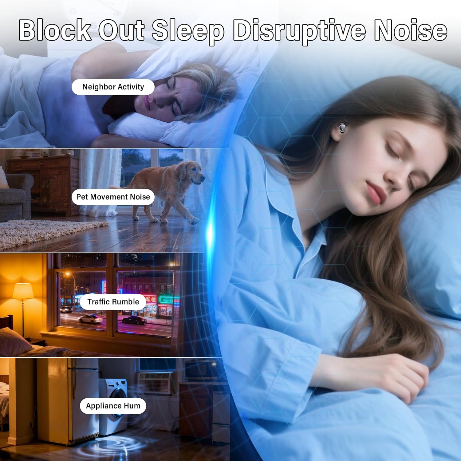 Thumbnail 4 de Sleep Earbuds with Bluetooth 5.4, 48-Hour Battery and Personal Alarm