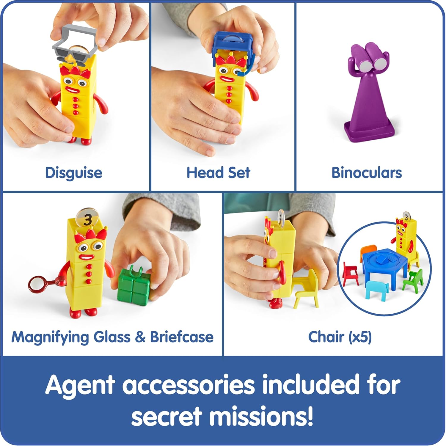 Thumbnail 2 de Learning Resources Numberblocks Step Squad Mission Headquarters Deluxe Playset