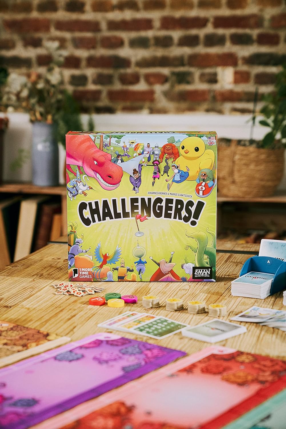 Detalle de Asmodee Challengers – Gioco da Tavolo 1–8 giocatori, 8+ anni – Edizione in Italiano