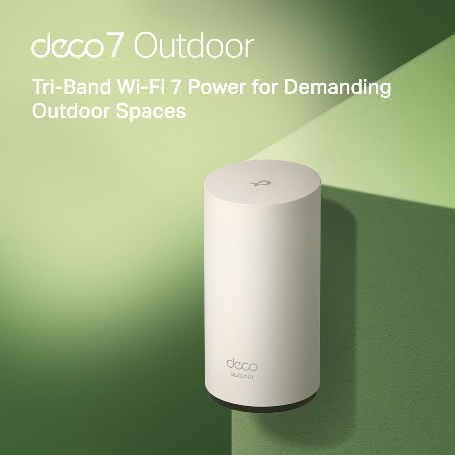 Thumbnail 1 de TP-Link Deco 7 Outdoor BE65 Tri-Band Wi‑Fi 7 Mesh Extender with IP65 (BE11000 class) and 2x 2.5G PoE+ Ports