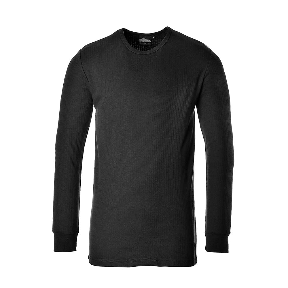 Thumbnail 4 de Portwest B123 Insulated Thermal T‑Shirt Long Sleeve Navy 4X‑Large