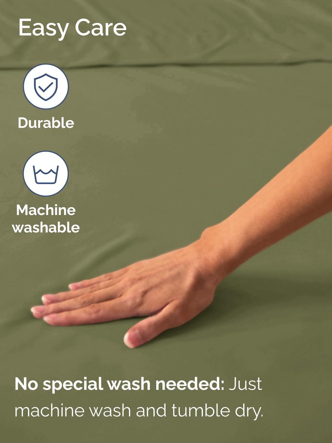 Thumbnail 4 de CGK Unlimited 21InchFittedQueenSageGreen Queen Fitted Sheet, Sage Green
