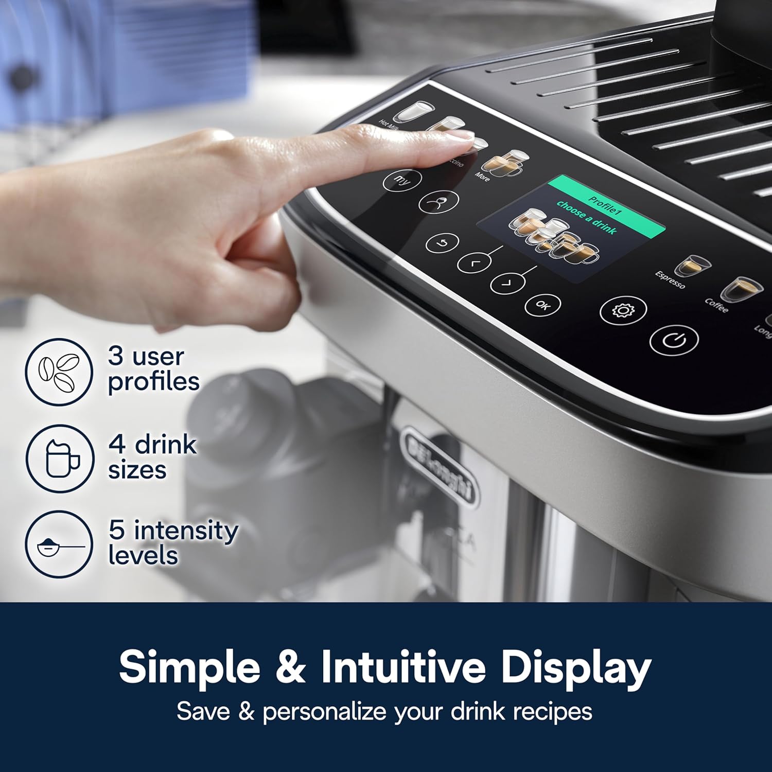 Thumbnail 3 de De'Longhi Magnifica Evo Next: Fully Automatic Espresso Machine with Built-in Grinder