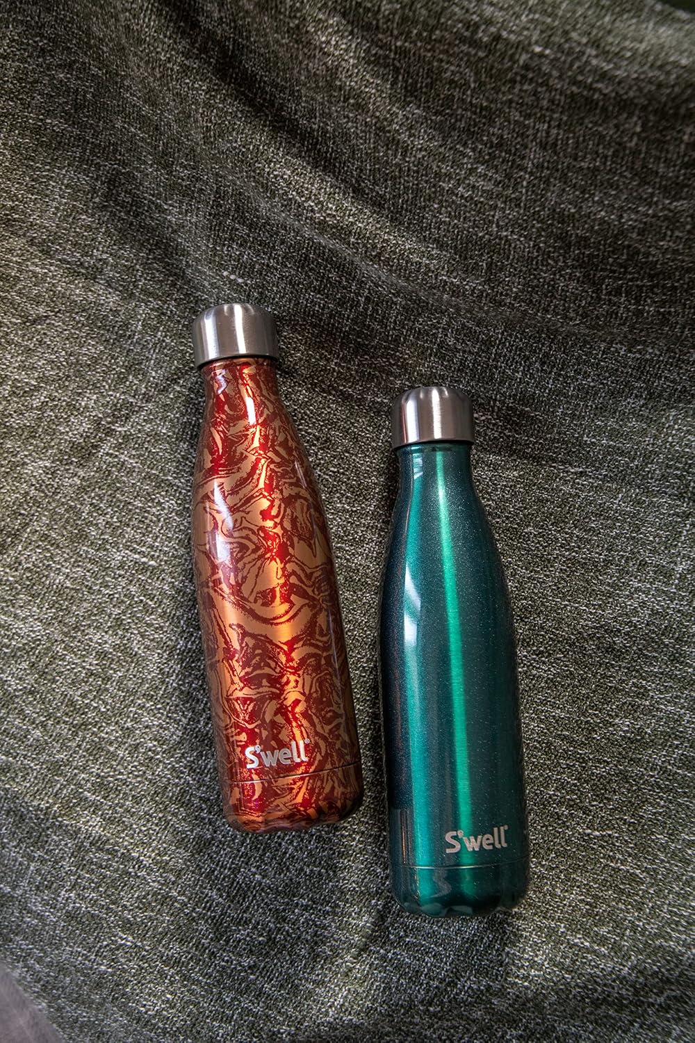 Detalle de S'well Original Green Sapphire 500ml Insulated Stainless Steel Bottle
