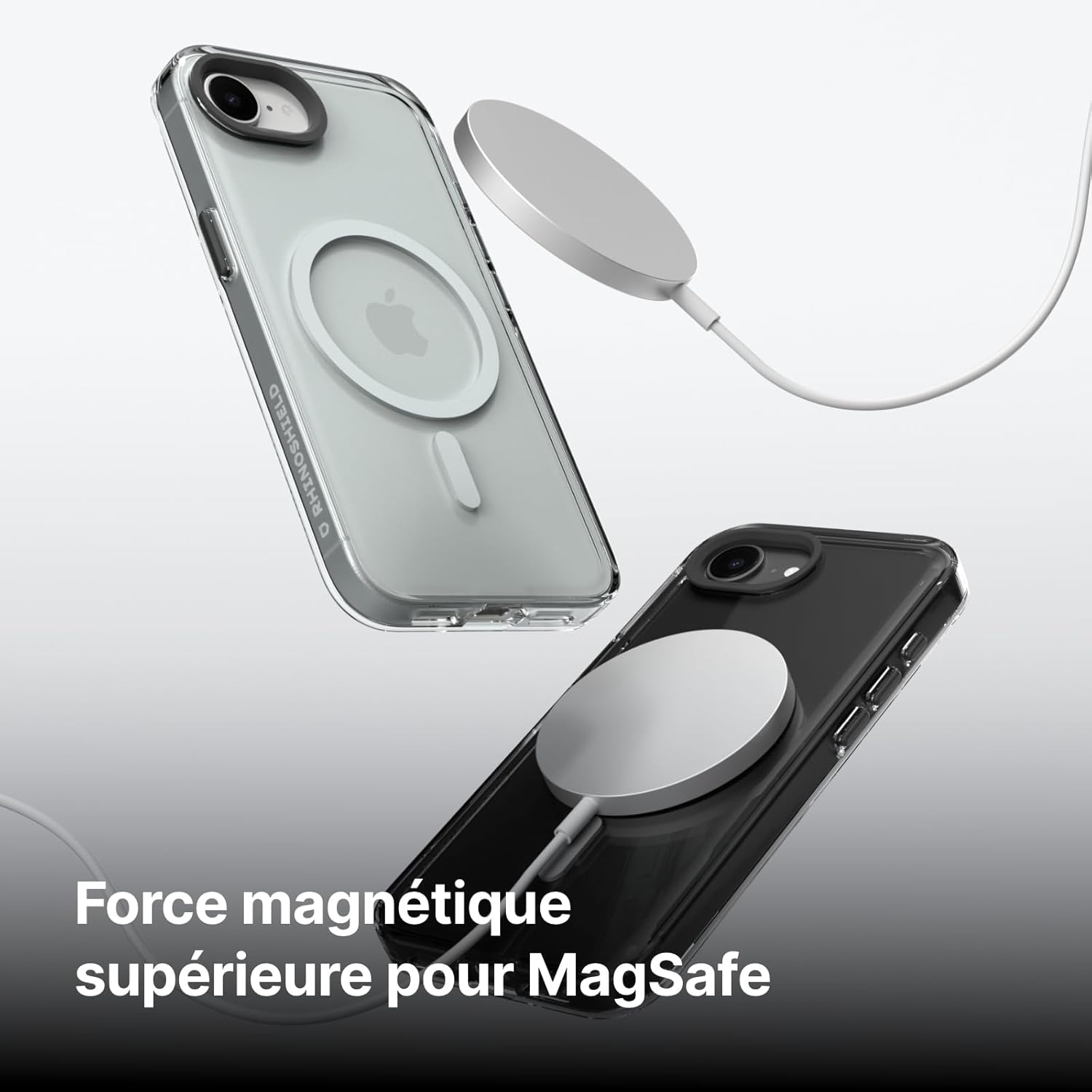 Thumbnail 4 de RhinoShield JellyTint pour iPhone 17e / 16e – Noir Quartz, MagSafe et protection renforcée