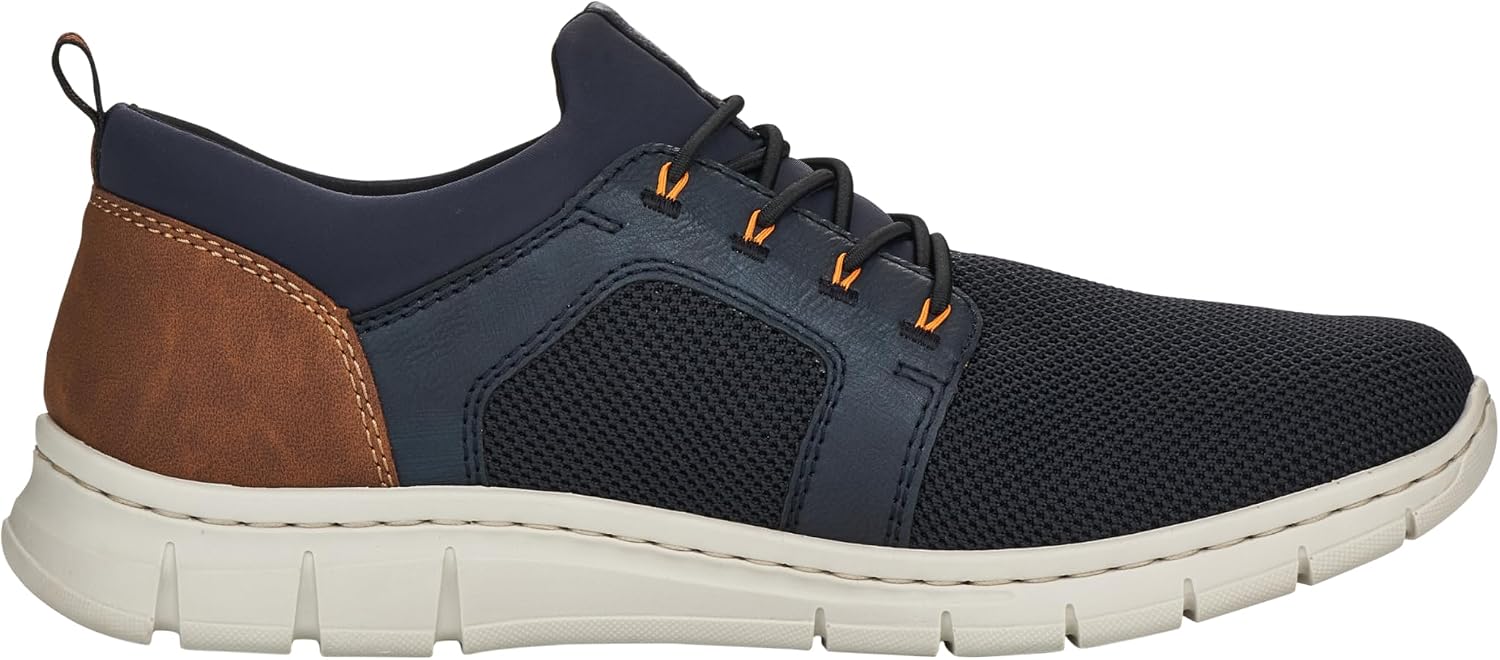 Detalle 2 de Rieker Slipper Blau – leichte Alltagsschuhe mit flexiblem Einstieg