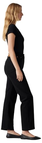 Thumbnail 6 de Levi’s Ribcage Straight Ankle vaqueros negros “Black Heart” para mujer (29W / 27L)