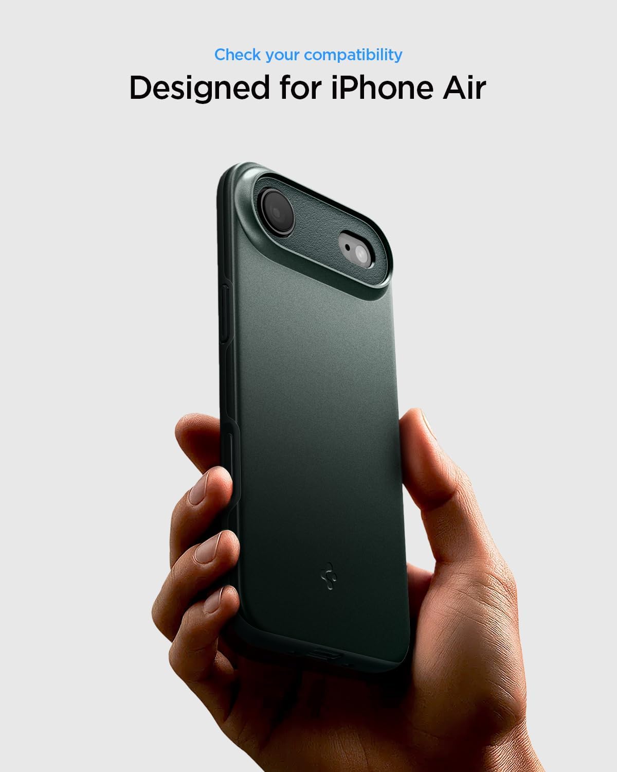 Thumbnail 1 de Spigen Thin Fit MagFit pour iPhone Air — coque ultra fine TPU avec protection anti-chute et compatibilité MagSafe, vert