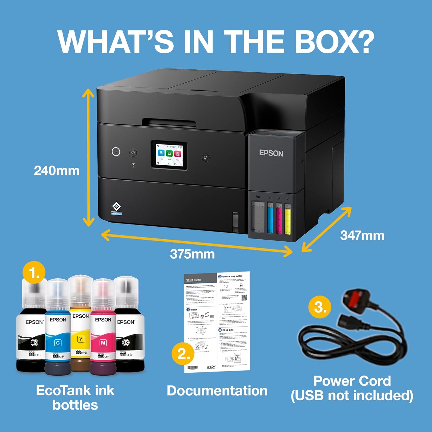 Thumbnail 6 de Epson EcoTank ET-4955 Ink Tank Printer for Home Office