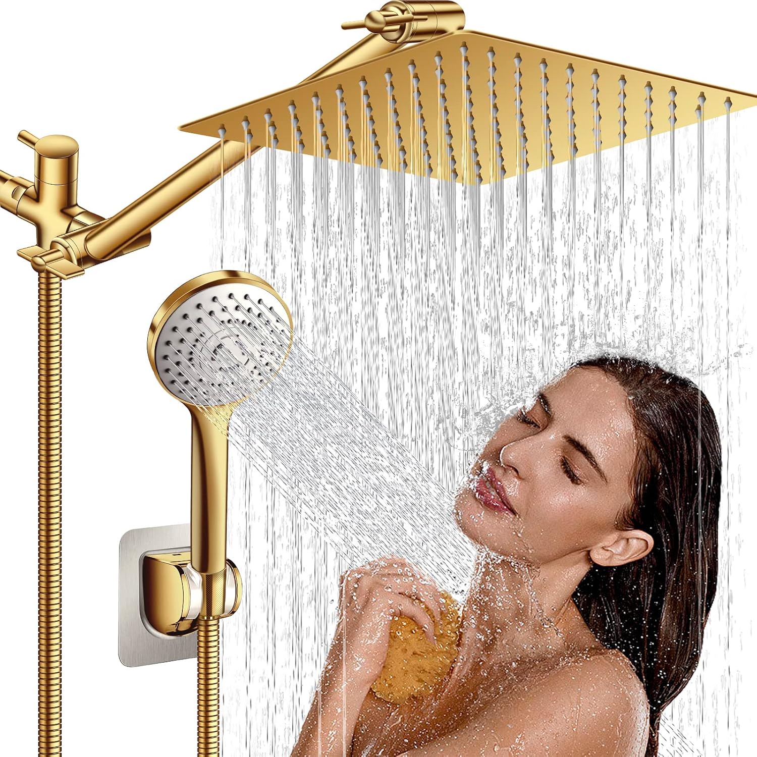 Detalle de Beekim Shower Head Combo, 10-Inch