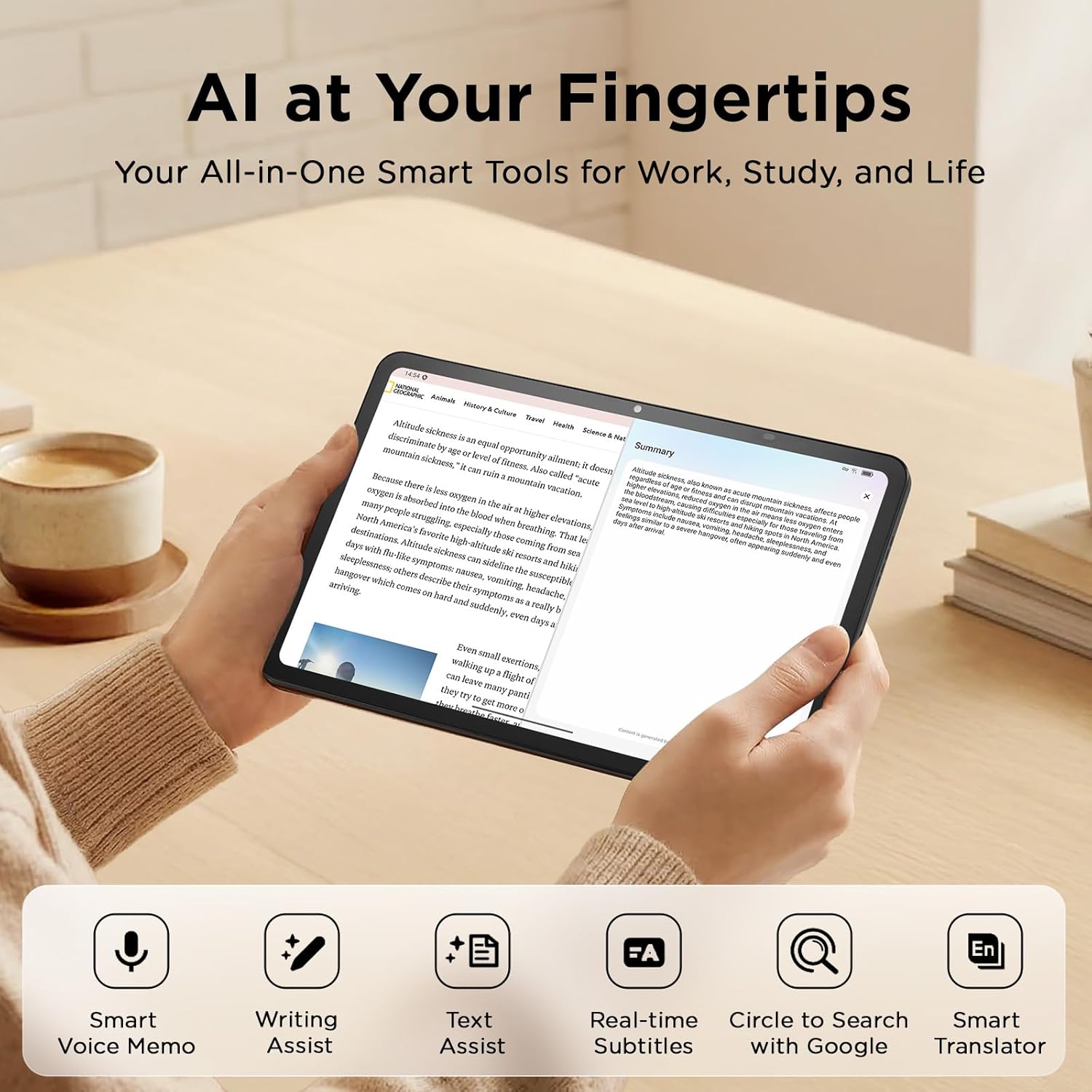 Thumbnail 3 de TCL NXTPAPER 11 Gen 2 Android Tablet (11-Inch Drawing Pad + Digital Notebook) with Stylus & Flip Case, NXTPAPER 4.0 Display