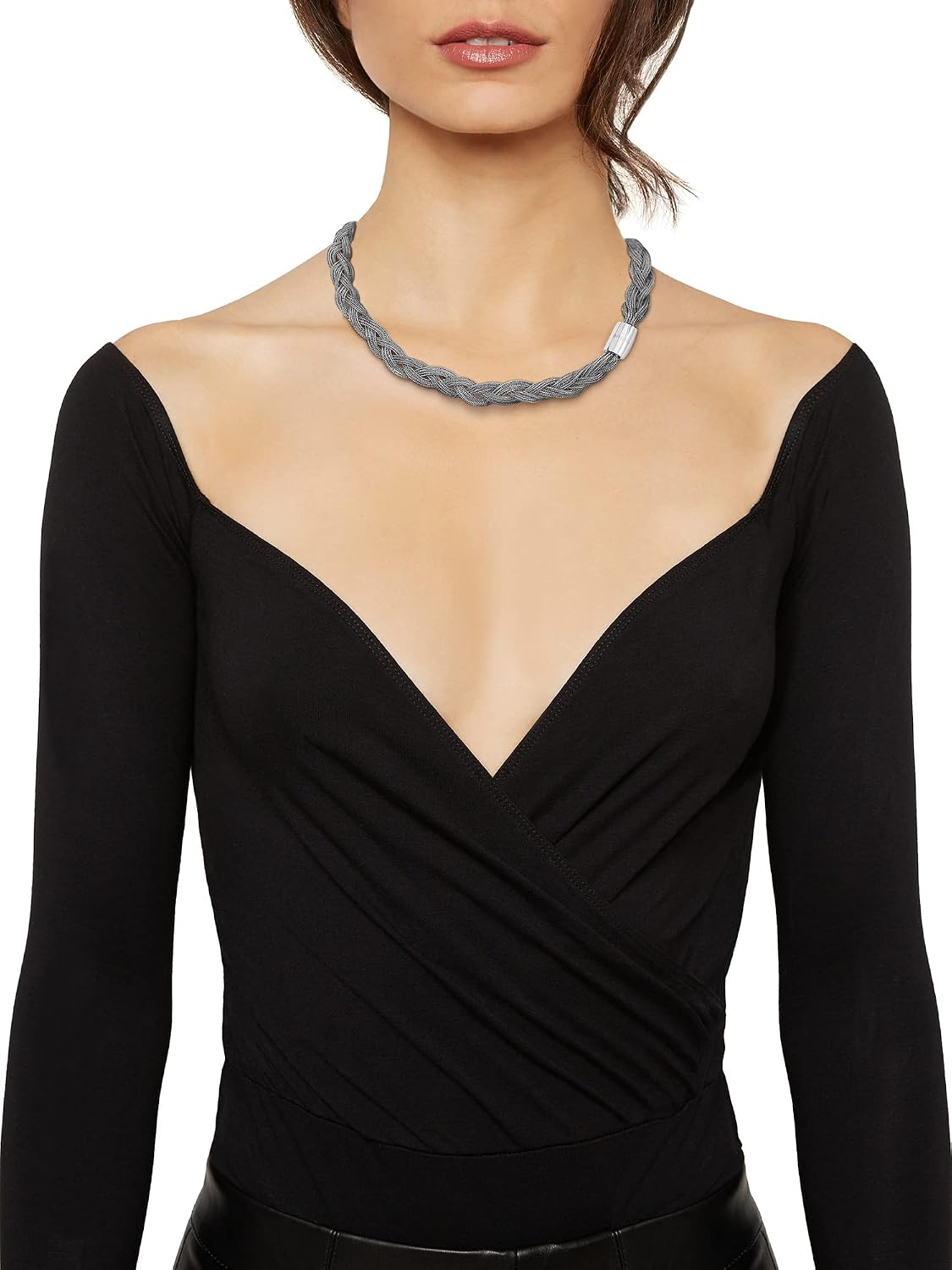 Detalle 2 de BREIL Collana Medium Twist 41 cm acciaio