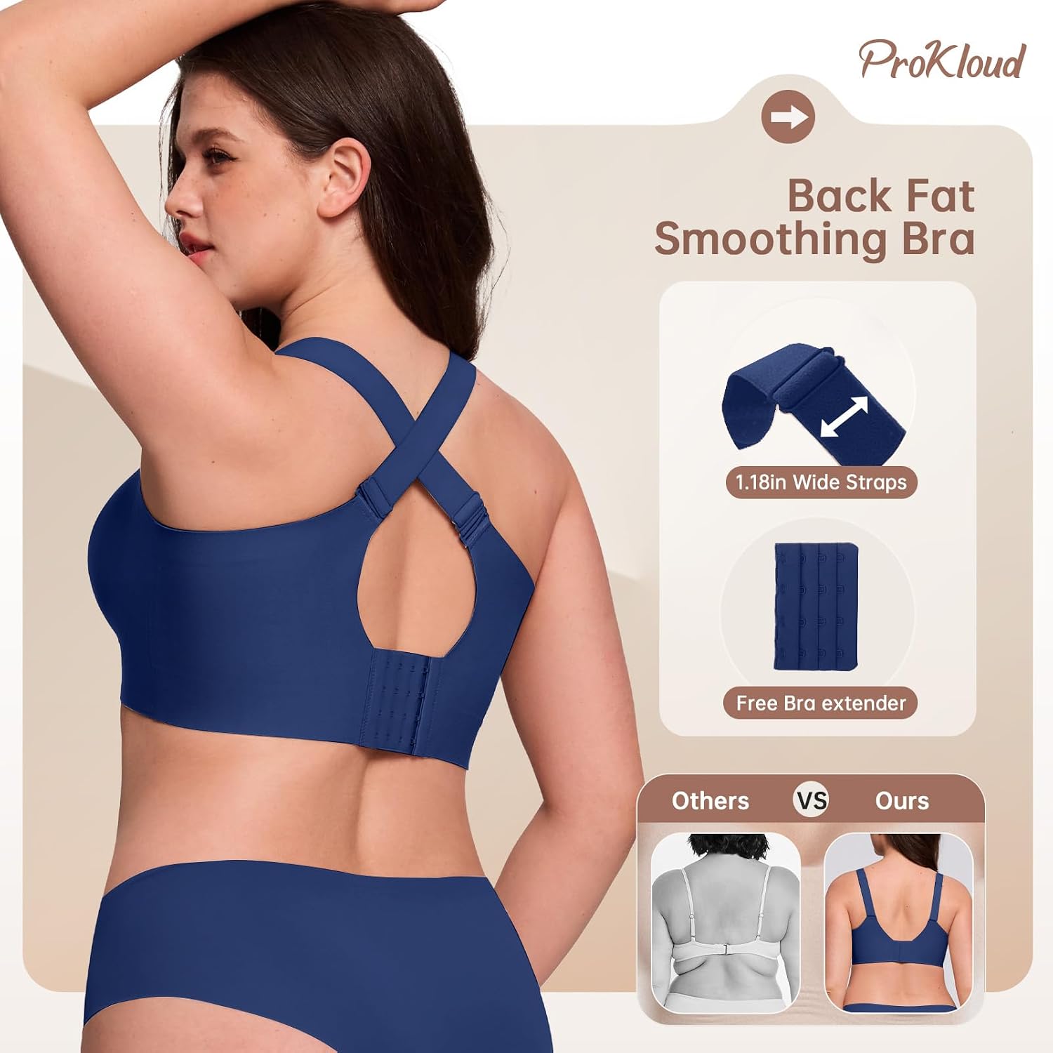 Thumbnail 3 de ProKloud Wireless Bra, Nylon Blend