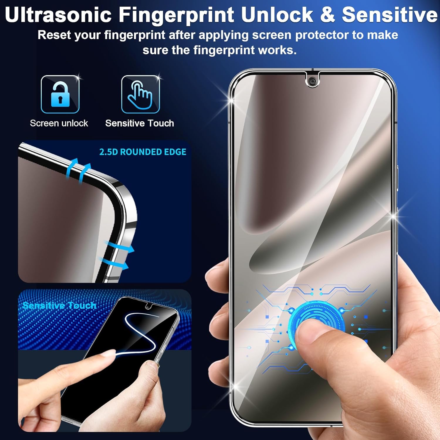 Thumbnail 6 de Letosan Pixel 10 Pro tempered glass 6.3 in