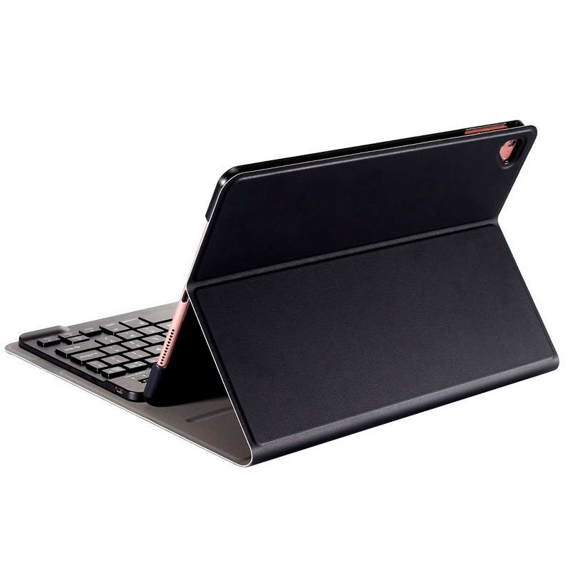 Detalle 1 de Cool Funda Polipiel Negra para iPad 10,2" (2019/2020/2021) con Teclado Bluetooth