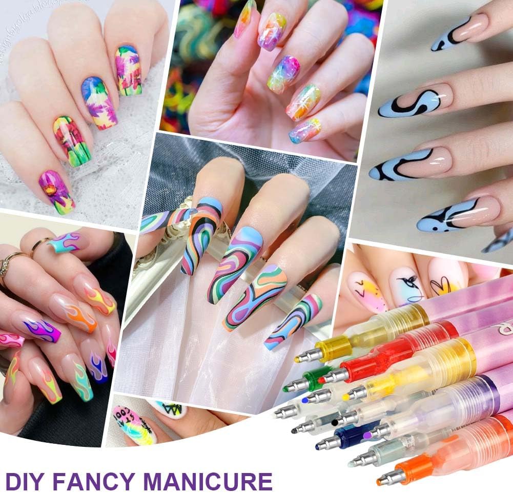 Thumbnail 6 de LOPHE Penne per nail art con 12 matite colorate (0,5 mm) per graffiti e decorazioni fai da te