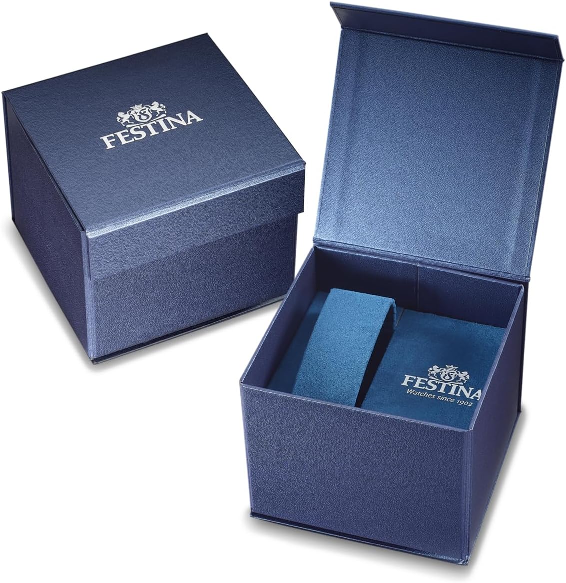 Detalle de Festina Timeless Chronograph F20560/4 para hombre: cronógrafo analógico de acero 316L y 10 ATM