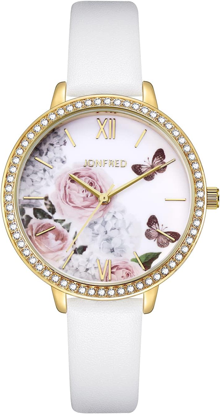 Thumbnail 6 de KIMOMT montre femme à bracelet en cuir, mouvement à quartz étanche (selon usage) – montre bracelet de mode