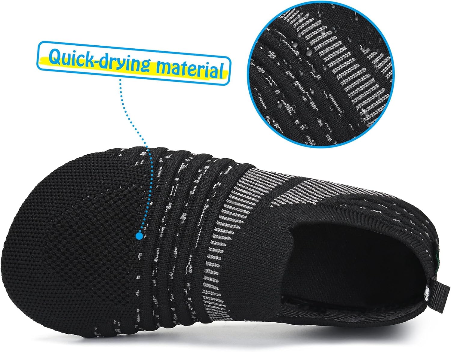 Thumbnail 3 de SAGUARO Chaussures Aquatiques Enfant – respirantes, légères et anti-dérapantes (Taille EU 18–37)