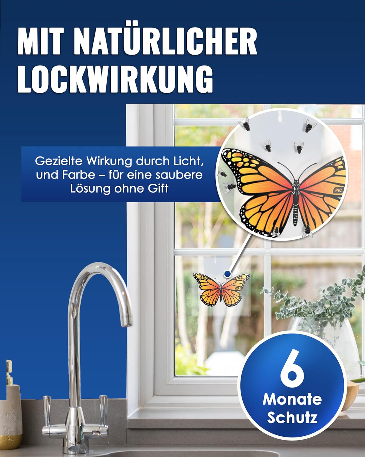 Thumbnail 4 de PIC Fliegenfalle Innenbereich 12er für Fenster