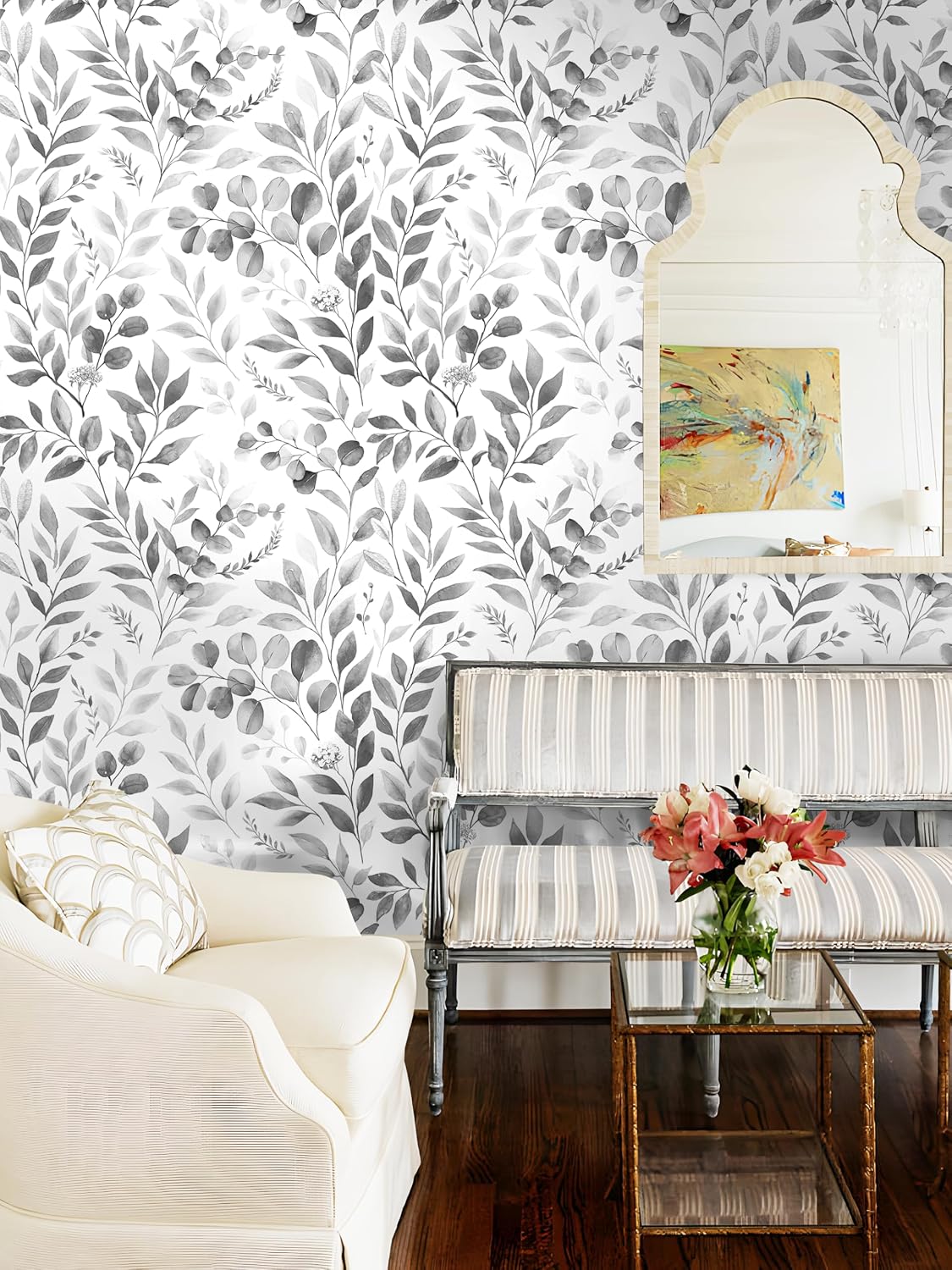 Detalle 2 de Eucalyptus Peel-and-Stick Wallpaper 44 cm