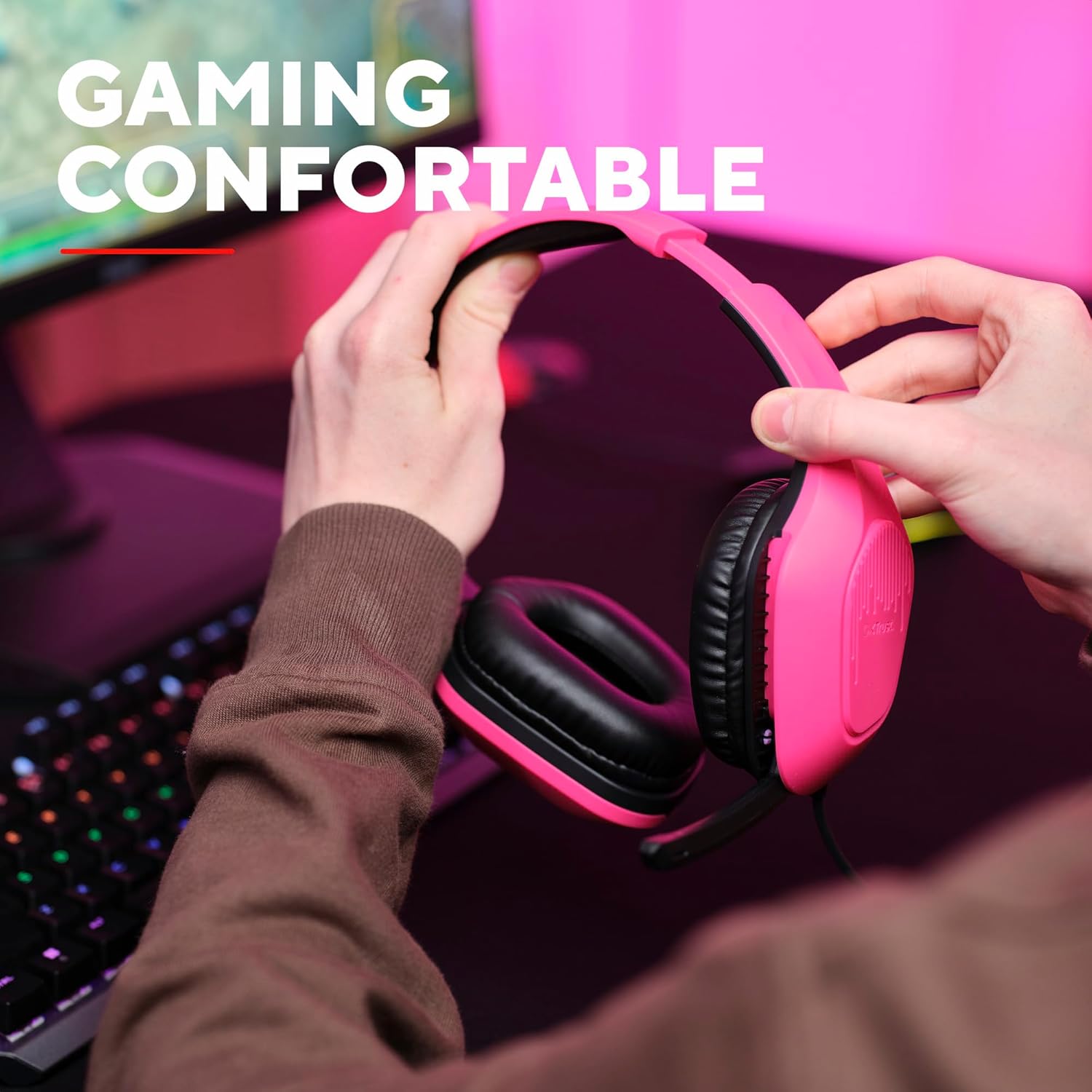 Thumbnail 6 de Trust Gaming GXT 418P Rayne : casque gaming léger, micro rétractable et multiplateforme