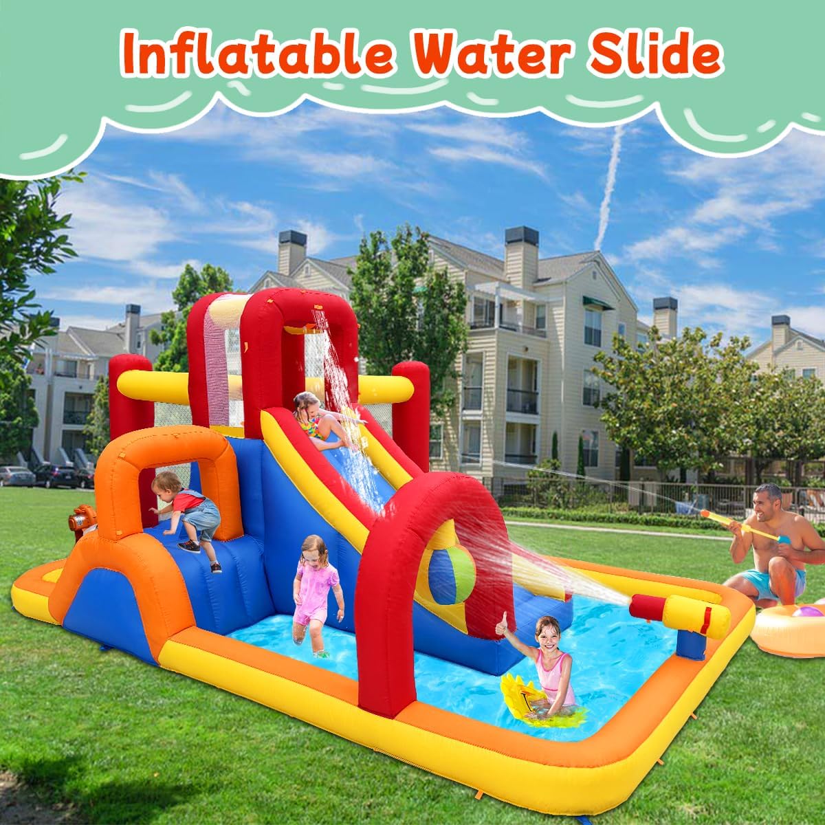Thumbnail 6 de Baralir Perfect Garden-Sized Bouncy Castle with Entertainment Bundle