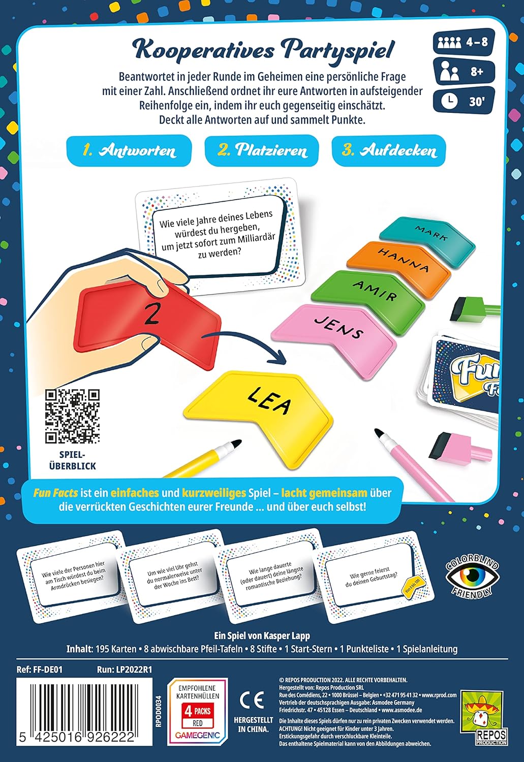 Thumbnail 2 de Repos Production Fun Facts Partyspiel 30 Minuten 🎉