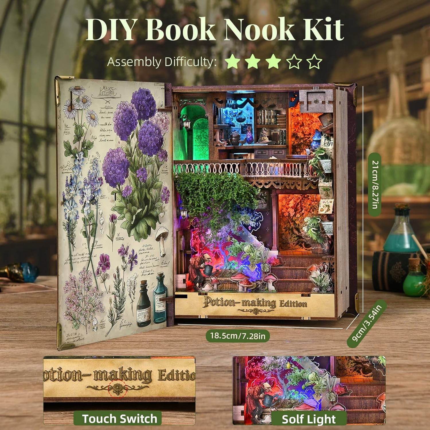 Thumbnail 4 de MiniCity Magic Book Nook with Lights