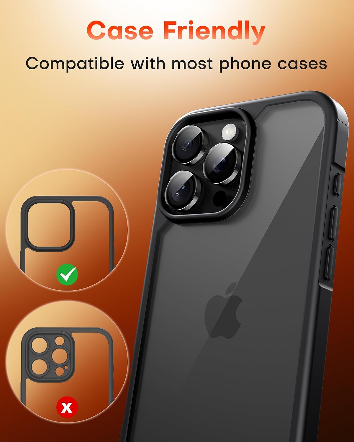 Thumbnail 6 de TOCOL iPhone 16 Pro Max Camera Lens Protector 2-pack