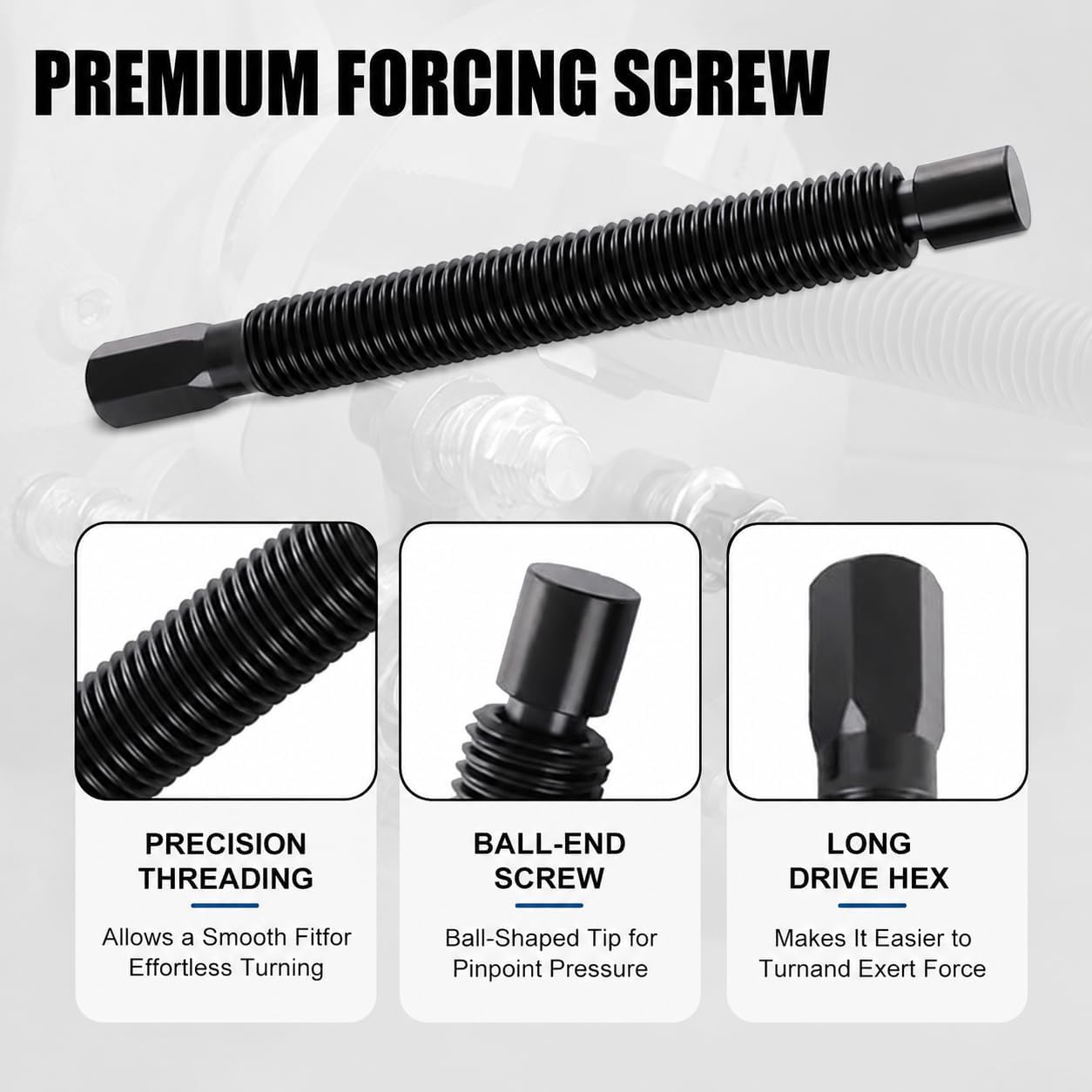 Detalle 2 de Mhot Wheel Hub Removal Tool Kit for 5-, 6-, and 8-Lug Hubs