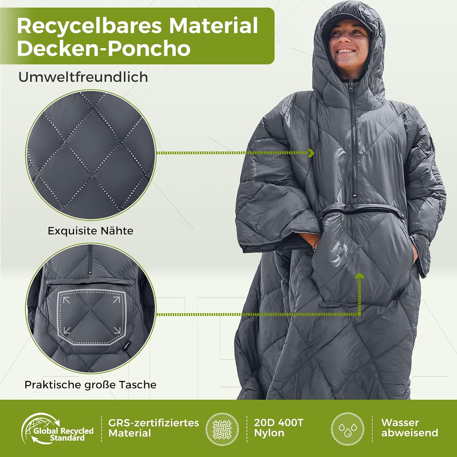 Thumbnail 3 de ATEPA Tragbarer Schlafsack 0,65 kg ⛺