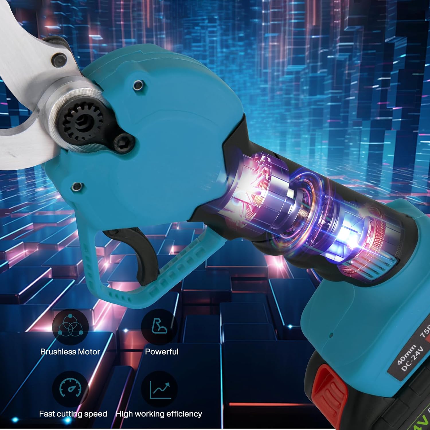 Thumbnail 3 de Forbici potatura a batteria 40 mm