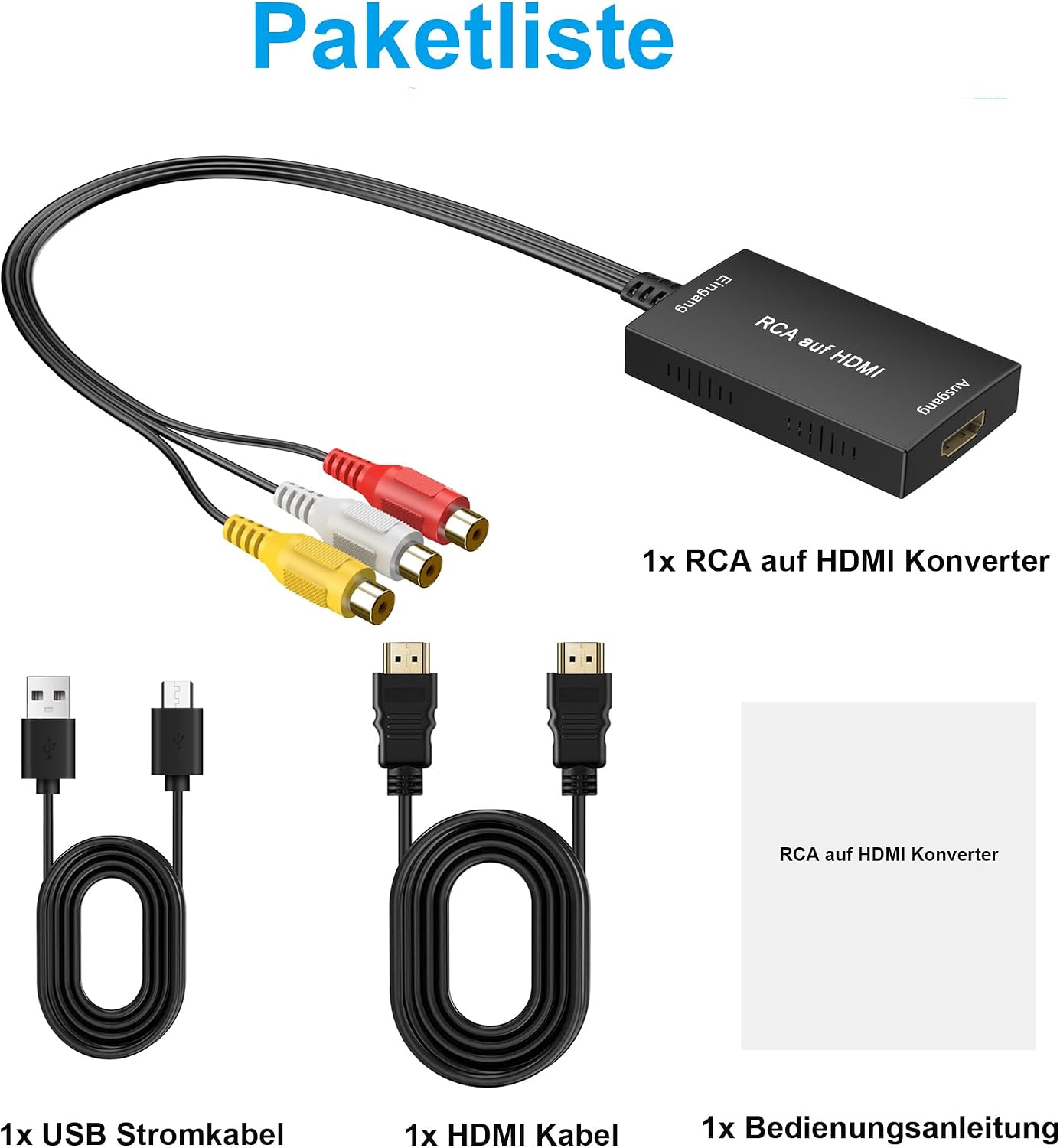 Thumbnail 6 de uhddadi RCA auf HDMI Konverter 1080P