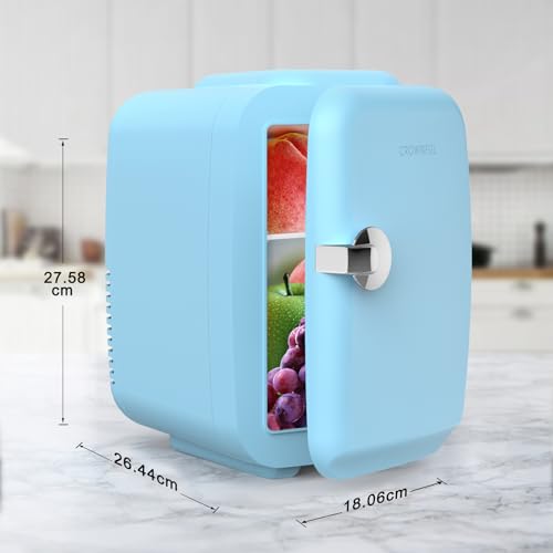 Thumbnail 6 de CROWNFUL Mini Fridge 4 Litre: Portable Cooler and Warmer for Skin Care, Cosmetics and Snacks