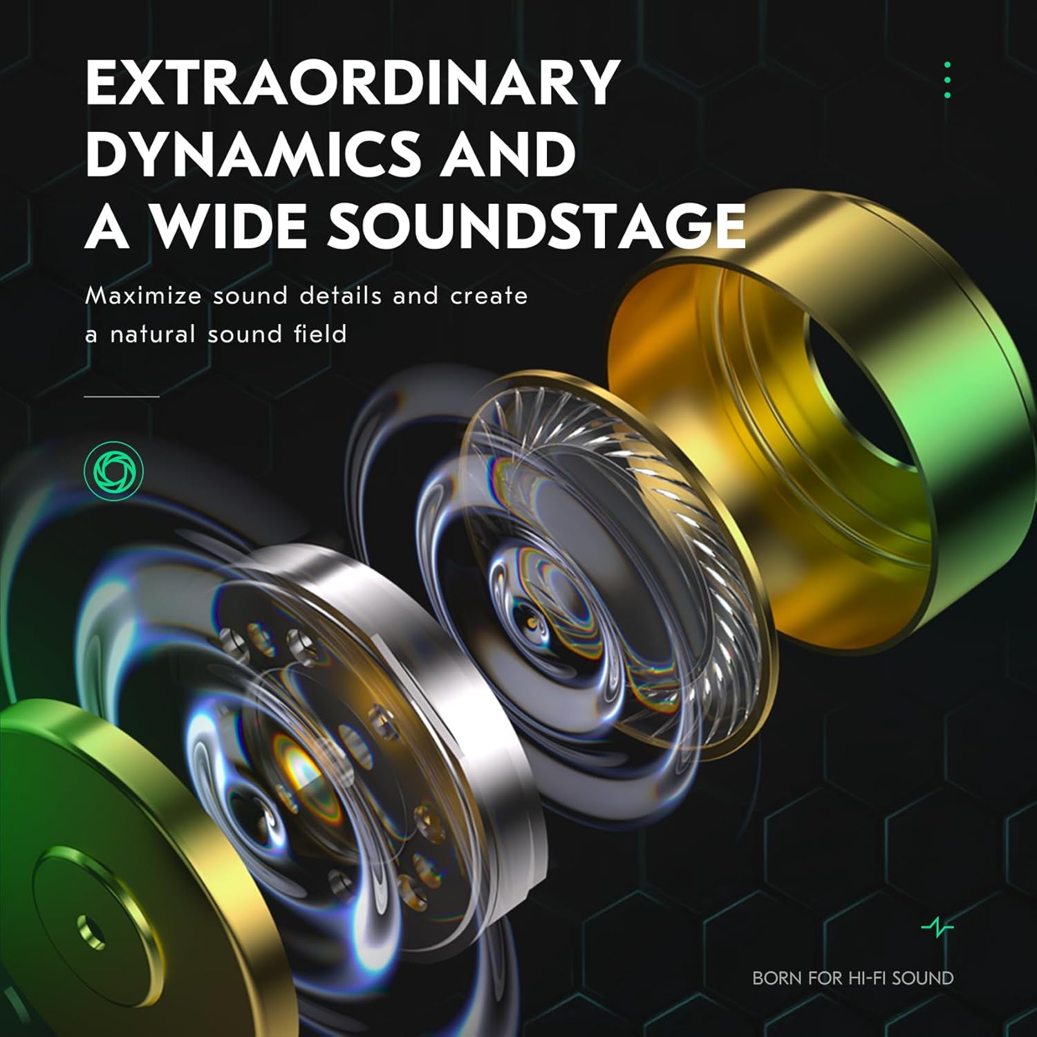 Thumbnail 5 de Yinyoo CCZ Harmony BC01 Pro wired in-ear earphones (hybrid driver IEM) — 3-frequency balanced sound