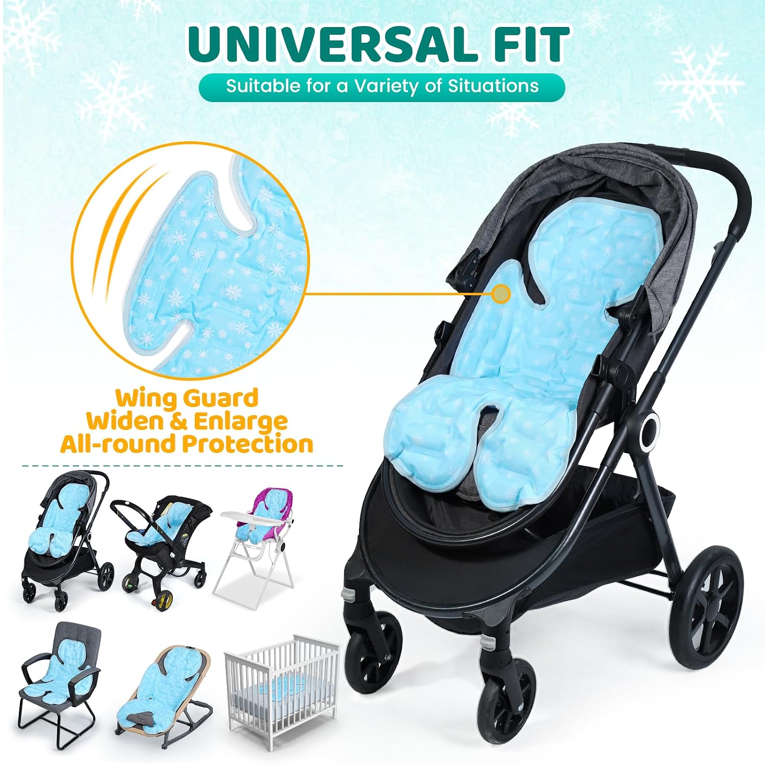 Detalle de Orzbow Stroller Cooling Pad, 30.7 x 18.9 inches