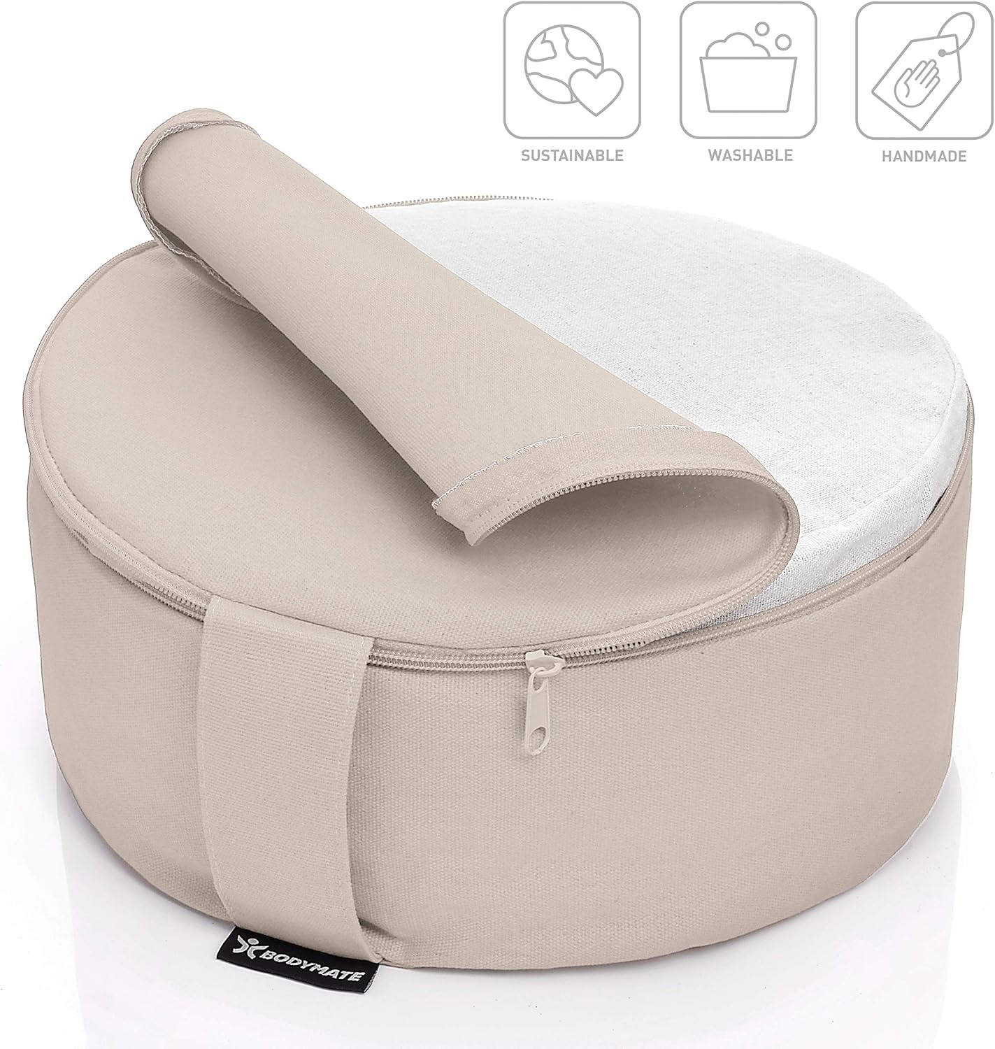 Detalle 2 de Cuscino yoga rotondo BODYMATE 31 cm