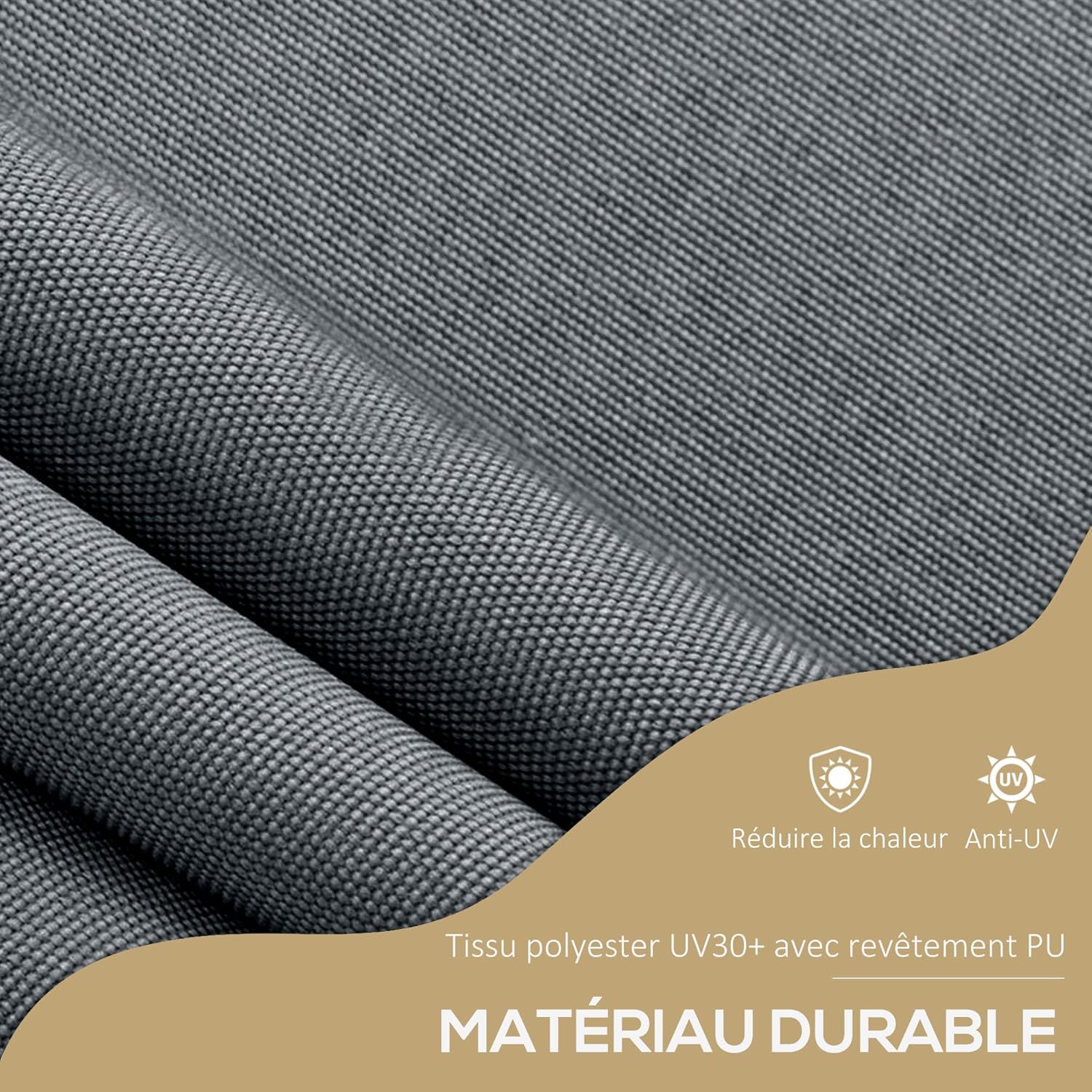 Thumbnail 4 de Outsunny Store Banne autoportante manuelle avec auvent rétractable – 3,5 m x 1,2 m, hauteur 2,1–3 m, inclinable