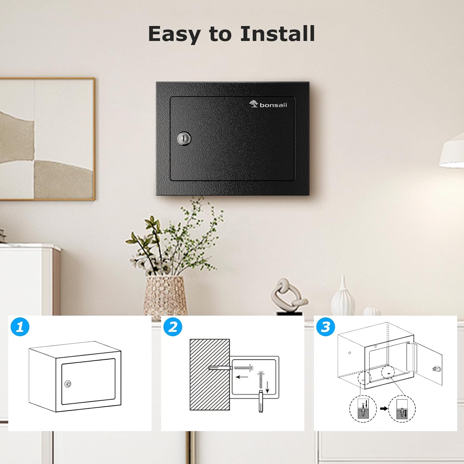 Thumbnail 4 de Bonsaii Safe Box 6.6L small home safe 🔒