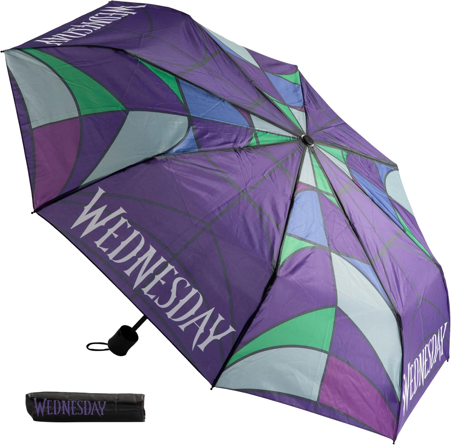Detalle de Undercover Pocket Ombrello pieghevole tascabile con custodia protettiva, diametro 94 cm