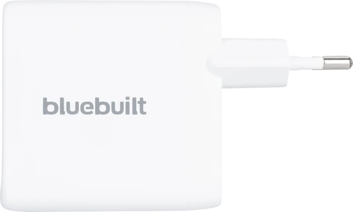 Thumbnail 4 de BlueBuilt 100 W GaN USB-C-Ladegerät (Weiß) + USB-C-Kabel 240 W, 2 m (Nylon)