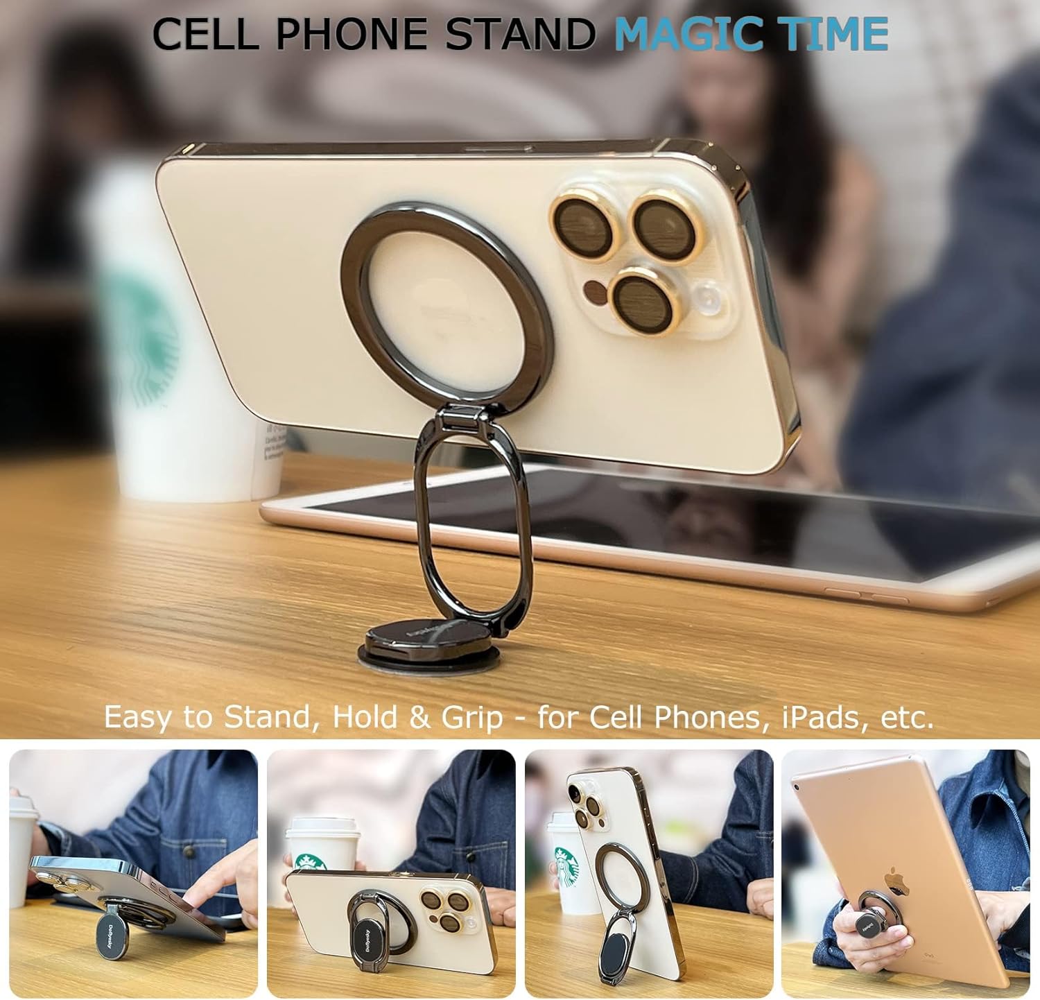 Thumbnail 4 de Doflyesky Magnetic Phone Ring Holder 4.5 lb